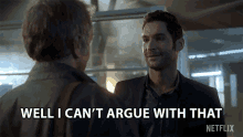 Well I Cant Argue With That Tom Ellis GIF - Well I Cant Argue With That Tom Ellis Lucifer Morningstar GIFs