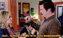 Parks And Recreation Gimme It GIF - Parks And Recreation Gimme It High Five GIFs