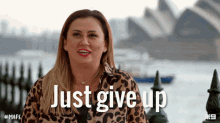 Just Give Up Married At First Sight GIF - Just Give Up Married At First Sight Surrender GIFs