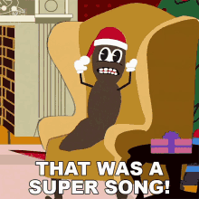 That Was A Super Song Mr Hankey GIF - That Was A Super Song Mr Hankey South Park GIFs