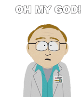 Oh My God Mr Scientist Sticker - Oh My God Mr Scientist South Park Stickers