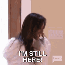 Im Still Here Real Housewives Of Atlanta GIF - Im Still Here Real Housewives Of Atlanta Im Not Leaving GIFs