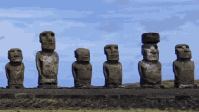 moai isla de pascua chile estatuas esculpturas
