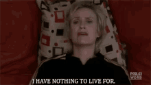 Nothing To Live For GIF - Glee Sue Nothing To Live For GIFs