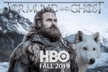 Tormund And Ghost Go T GIF - Tormund And Ghost Go T Tormund Is The Real King GIFs