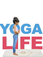 Yoga Yogalife Sticker - Yoga Yogalife Sashyavi Stickers
