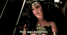 Justice League Wonder Woman GIF - Justice League Wonder Woman That Was Beautiful GIFs