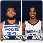 Minnesota Timberwolves (119) Vs. Memphis Grizzlies (118) Post Game GIF - Nba Basketball Nba 2021 GIFs