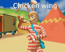 Chicken Chicken Wing GIF - Chicken Chicken Wing Popee GIFs