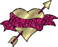 Heart Glittery Sticker - Heart Glittery Sparkles Stickers