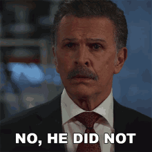 No He Did Not Danny Trumpet GIF - No He Did Not Danny Trumpet The Good Fight GIFs