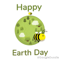 Earth Day Happy Earth Day Sticker - Earth Day Happy Earth Day Save The Bees Stickers