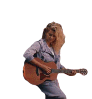 Playing Guitar Tori Kelly Sticker - Playing Guitar Tori Kelly Unbothered Song Stickers