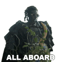 All Aboard Moses Sumney Sticker - All Aboard Moses Sumney Conveyor Song Stickers