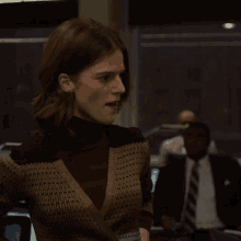 Is That Supposed To Scare Me Rose Leslie GIF - Is That Supposed To Scare Me Rose Leslie Maia Rindell GIFs