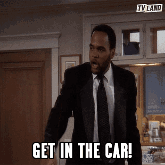 Get In The Car Intruct GIF 