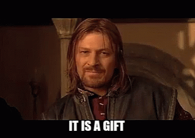 Boromir Gift GIF - Boromir Gift Lord Of The Rings - Discover &amp; Share GIFs
