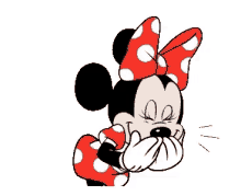 Minnie Mouse Shy GIF - Minnie Mouse Shy Laugh GIFs