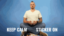 good times keep calm stay calm stickergiant sticker on