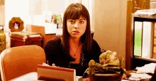 Parks And Rec April GIF - Parks And Rec April Stab GIFs