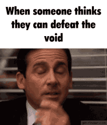The Void Beckons Facepalm GIF - The Void Beckons Facepalm The Office GIFs