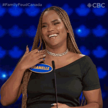 oh stop it family feud canada im blushing getting compliments shy