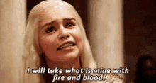 Fire Blood GIF - Fire Blood Daenerys Targaryen GIFs