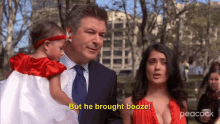 But He Brought Booze Elisa Padriera GIF - But He Brought Booze Elisa Padriera Jack Donaghy GIFs
