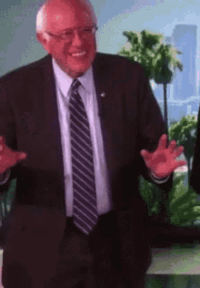 Bernie Sanders Dancing GIF - Bernie Sanders Dancing Smile GIFs