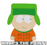 Whats The Point Kyle Broflovski Sticker - Whats The Point Kyle Broflovski South Park Stickers