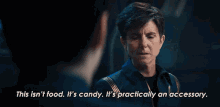 This Isnt Food Its Candy Its Practically An Accessory Jett Reno GIF - This Isnt Food Its Candy Its Practically An Accessory Jett Reno Star Trek Discovery GIFs