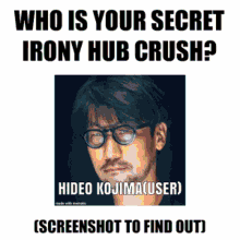 Irony Hub Secret Crush GIF - Irony Hub Secret Crush Irony GIFs