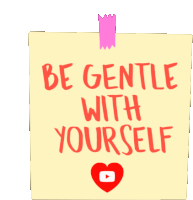 Be Gentle With Yourself Take A Break Sticker - Be Gentle With Yourself Gentle Take A Break Stickers