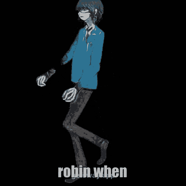 Robin When Robin Aoba Tsumugi GIF - Robin When Robin Aoba Tsumugi Tsumugi Aoba Robin GIFs