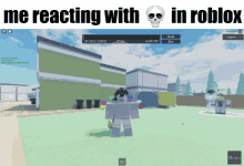 roblox roblox meme skull emoji reaction