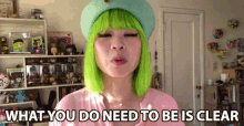 What You Do Need To Be Is Clear Goldie Chan GIF - What You Do Need To Be Is Clear Goldie Chan Goldiecylon GIFs