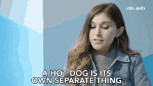 A Hot Dog Is Its Own Separate Thing Hamburger GIF - A Hot Dog Is Its Own Separate Thing Hamburger Cooking GIFs