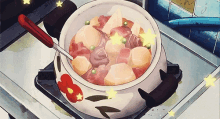 cooking food anime stew cook