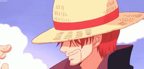 One Piece Shanks GIF - One Piece Shanks Straw Hat - Discover & Share GIFs
