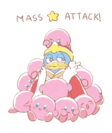 Kirby Mass Attack GIF - Kirby Mass Attack GIFs
