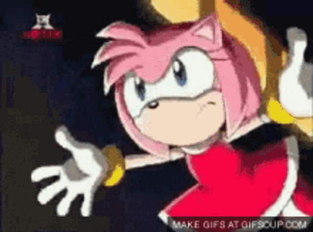 Sonic The Hedgehog Amy Rose GIF - Sonic The Hedgehog Amy Rose Sonic - Dis.....