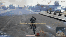 Gets Maimed Off Bike But Bike Takes Out Attacker GIF - Pubg Biker Video Game GIFs