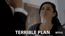 Terrible Plan Aimee Garcia GIF - Terrible Plan Aimee Garcia Ella Lopez GIFs