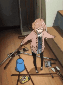 kyoukai no kanata flying cute anime hmph kyoukai no kanata flying cute anime hmph