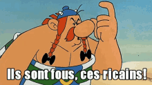 Ils Sont Fous, Ces Ricains ! GIF - Asterix GIFs