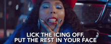 Lick Icing GIF - Lick Icing Put The Rest In Your Face GIFs