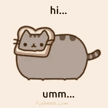 Pusheen Bread GIF - Pusheen Bread Cat GIFs