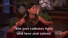 Telling Them About Your Celebrity Crush Too Early. GIF - Radiates Light Love Talent GIFs