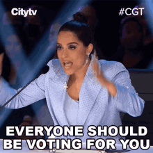 Everyone Should Be Voting For You Lilly Singh GIF - Everyone Should Be Voting For You Lilly Singh Canadas Got Talent GIFs