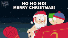 Ho Ho Ho Santa Claus GIF - Ho Ho Ho Santa Claus Stan Marsh GIFs